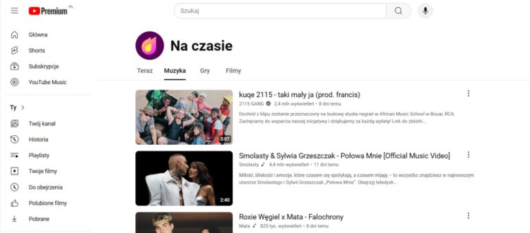 Pobieranie z YT